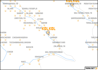 map of Kol Kol