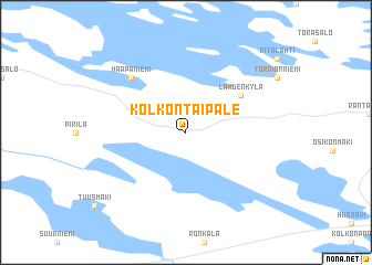 map of Kolkontaipale