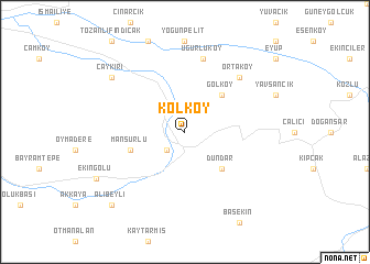 map of Kolköy