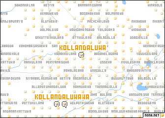 map of Kollandaluwa