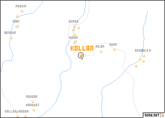 map of Kollān