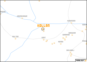 map of Kollān