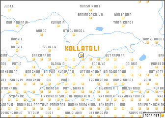 map of Kollātoli