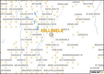 map of Kollawela