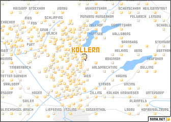 map of Köllern