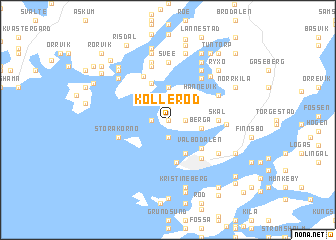 map of Kolleröd