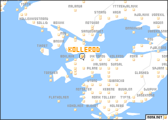 map of Kolleröd