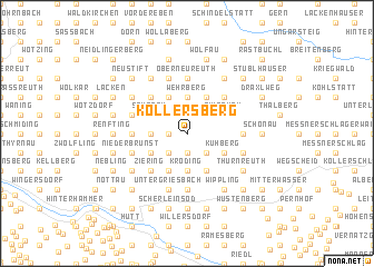 map of Kollersberg