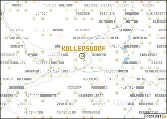map of Kollersdorf