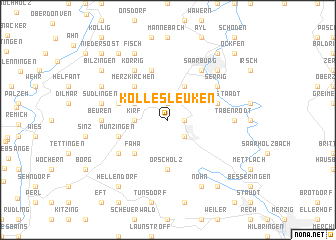 map of Kollesleuken