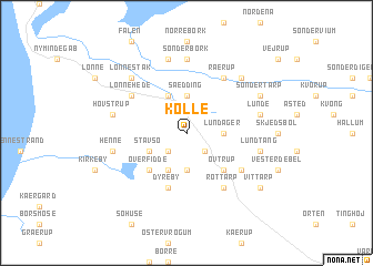 map of Kolle