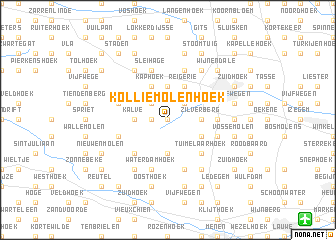 map of Kolliemolenhoek