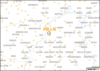 map of Köllig