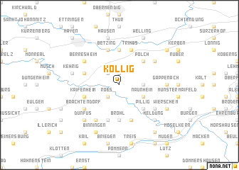 map of Kollig