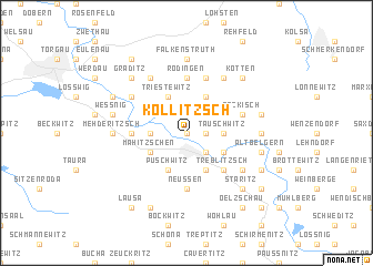 map of Köllitzsch