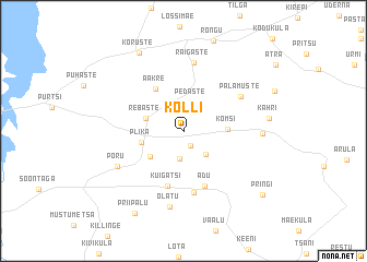 map of Kolli