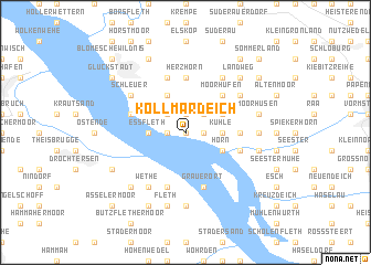 map of Kollmardeich