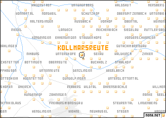 map of Kollmarsreute