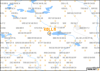 map of Kollm