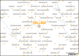 map of Kolloge