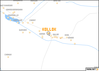 map of Kollok