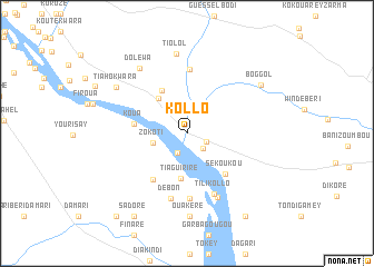 map of Kollo