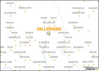 map of Kollpa Huasi