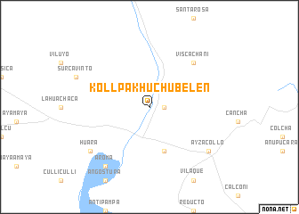 map of Kollpa Khuchu Belén