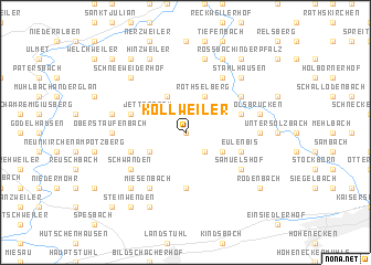 map of Kollweiler