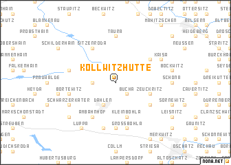 map of Kollwitzhütte