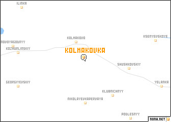 map of Kolmakovka