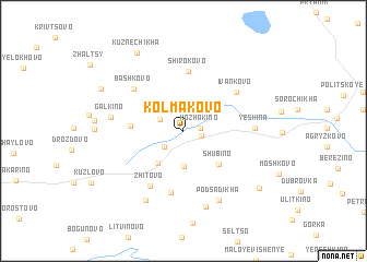 map of Kolmakovo