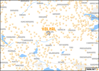 map of Kolmal