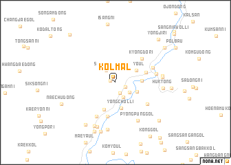 map of Kolmal