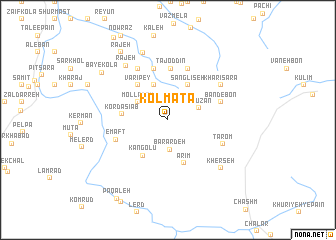 map of Kolmatā