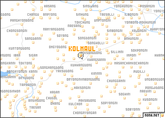 map of Kol-maŭl