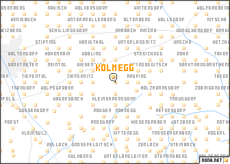 map of Kolmegg