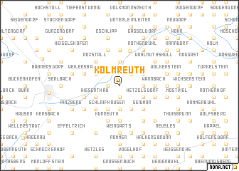 map of Kolmreuth