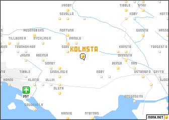 map of Kolmsta