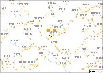 map of Kolne