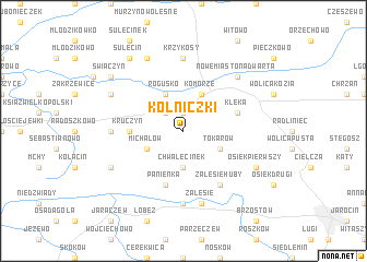 map of Kolniczki