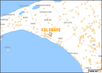 map of Kolobane