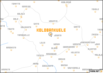 map of Kolobankuele
