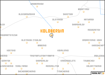 map of Koloberdin