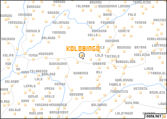 map of Kolobingo