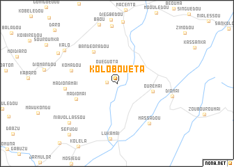 map of Kolobouéta
