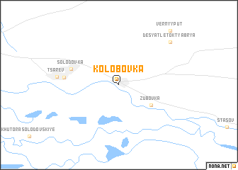 map of Kolobovka