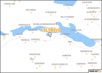 map of Kolobovo