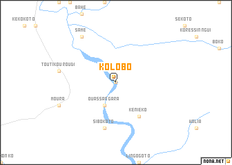 map of Kolobo