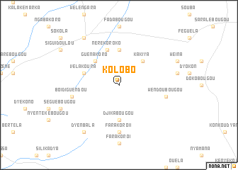 map of Kolobo